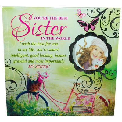 "Sister  Message Stand -190-001 - Click here to View more details about this Product